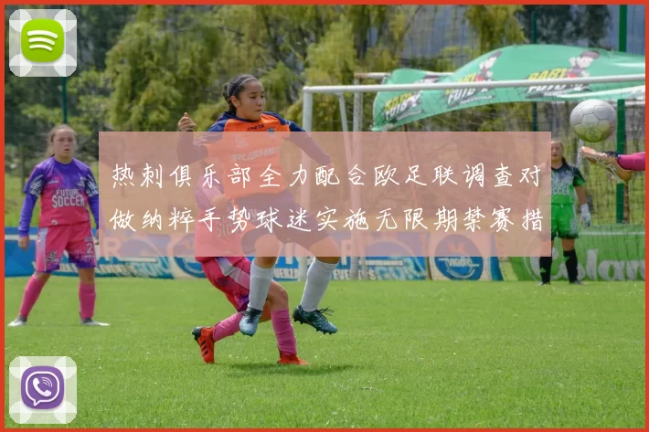 热刺俱乐部全力配合欧足联调查对做纳粹手势球迷实施无限期禁赛措施